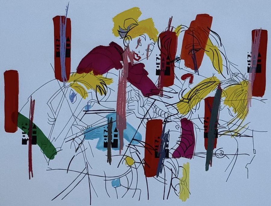 Ghada Amer, Sleeping Beauty, 2002