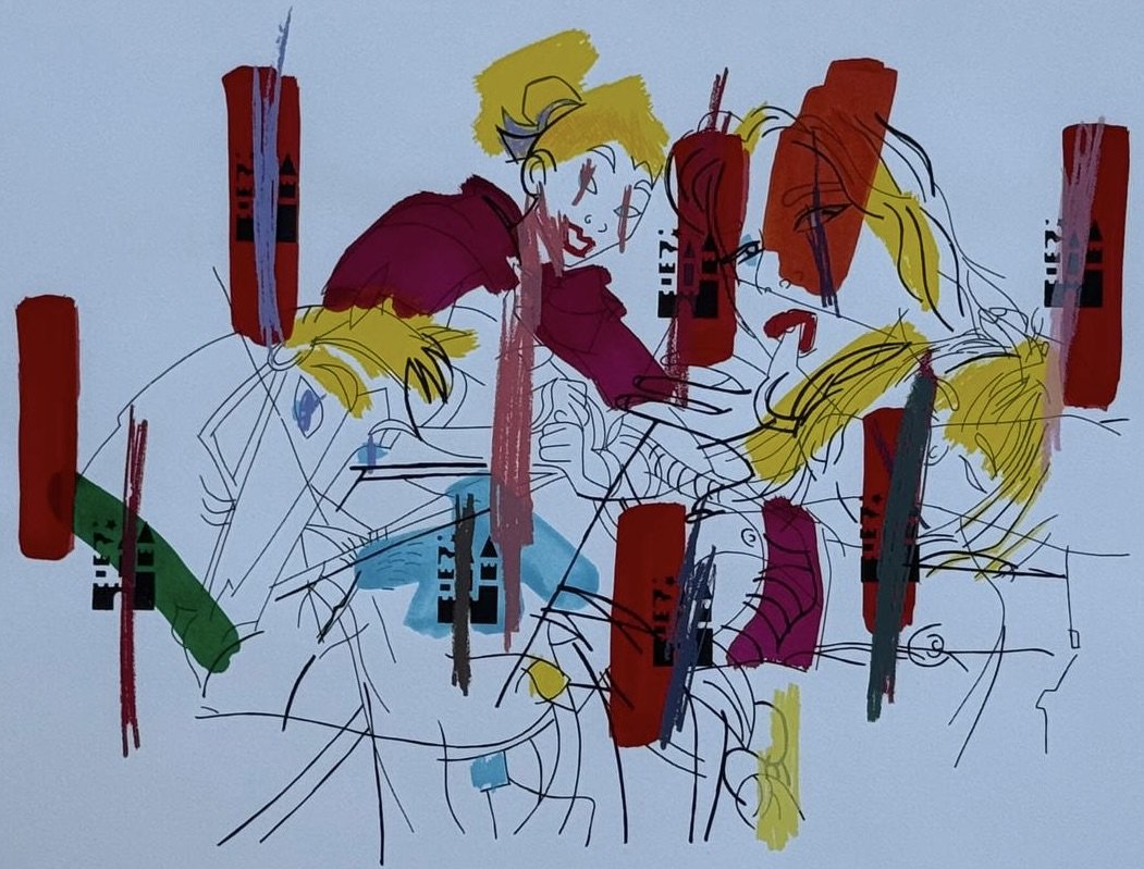 Ghada Amer, Sleeping Beauty, 2002